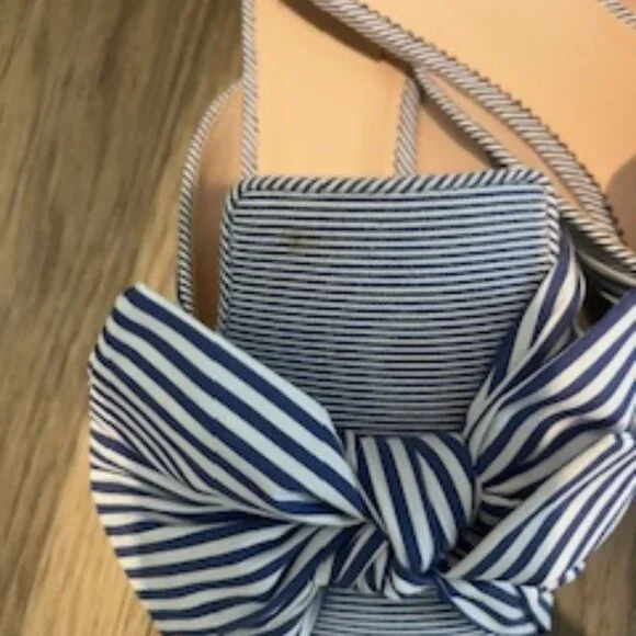 J. Crew striped bow mules / EUC / Size 6.5 - Picture 2 of 5